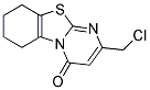 2-(CHLOROMETHYL)-6,7,8,9-TETRAHYDRO-4H-PYRIMIDO[2,1-B][1,3]BENZOTHIAZOL-4-ONE Struktur