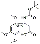 (R)-3-TERT-BUTOXYCARBONYLAMINO-3-(2,4,5-TRIMETHOXY-PHENYL)-PROPIONIC ACID Struktur