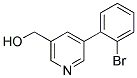 [5-(2-BROMOPHENYL)PYRIDIN-3-YL]METHANOL Struktur