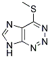 4-(METHYLTHIO)-7H-IMIDAZO[4,5-D][1,2,3]TRIAZINE Struktur