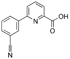 6-(3-CYANOPHENYL)PYRIDINE-2-CARBOXYLIC ACID Struktur