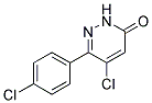 5-CHLORO-6-(4-CHLOROPHENYL)PYRIDAZIN-3(2H)-ONE Struktur