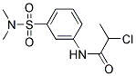 2-CHLORO-N-[3-[(DIMETHYLAMINO)SULFONYL]PHENYL]PROPANAMIDE Struktur