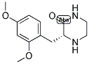 (R)-3-(2,4-DIMETHOXY-BENZYL)-PIPERAZIN-2-ONE Struktur