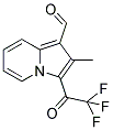 2-METHYL-3-(TRIFLUOROACETYL)INDOLIZINE-1-CARBALDEHYDE Struktur