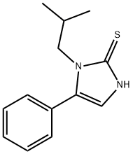 1-ISOBUTYL-5-PHENYL-1H-IMIDAZOLE-2-THIOL Struktur