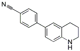 4-(1,2,3,4-TETRAHYDRO-6-QUINOLINYL)BENZONITRILE Struktur