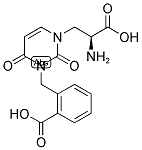 (S)-1-(2-AMINO-2-CARBOXYETHYL)-3-(2-CARBOXYBENZYL)PYRIMIDINE-2,4-DIONE Struktur