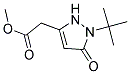 METHYL (1-TERT-BUTYL-5-OXO-2,5-DIHYDRO-1H-PYRAZOL-3-YL)ACETATE Struktur