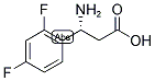 (R)-3-AMINO-3-(2,4-DIFLUORO-PHENYL)-PROPIONIC ACID Struktur