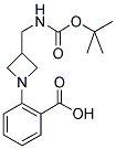 [1-(2-CARBOXY-PHENYL)-AZETIDIN-3-YLMETHYL]-CARBAMIC ACID TERT-BUTYL ESTER Struktur