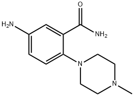 5-AMINO-2-(4-METHYL-PIPERAZIN-1-YL)-BENZAMIDE Struktur