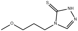 4-(3-METHOXYPROPYL)-4H-1,2,4-TRIAZOLE-3-THIOL Struktur