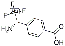 4-((1S)-1-AMINO-2,2,2-TRIFLUOROETHYL)BENZOIC ACID Struktur