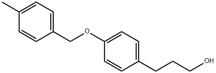 3-(4-[(4-METHYLBENZYL)OXY]PHENYL)-1-PROPANOL Struktur