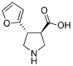 (TRANS)-4-(2-FURANYL)-PYRROLIDINE-3-CARBOXYLIC ACID Struktur