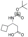 (R)-3-TERT-BUTOXYCARBONYLAMINO-3-CYCLOBUTYL-PROPIONIC ACID Struktur