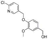 (4-((6-CHLOROPYRIDIN-3-YL)METHOXY)-3-METHOXYPHENYL)METHANOL Struktur