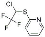 2-[(1-CHLORO-2,2,2-TRIFLUOROETHYL)THIO]PYRIDINE Struktur