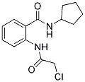 2-[(CHLOROACETYL)AMINO]-N-CYCLOPENTYLBENZAMIDE Struktur