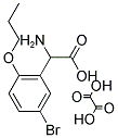 AMINO(5-BROMO-2-PROPOXYPHENYL)ACETIC ACID OXALATE Struktur