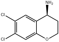 (S)-6,7-DICHLORO-CHROMAN-4-YLAMINE Struktur