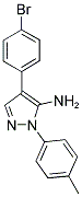 4-(4-BROMO-PHENYL)-2-P-TOLYL-2H-PYRAZOL-3-YLAMINE Struktur