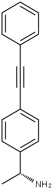 (R)-1-(4-(2-PHENYLETHYNYL)PHENYL)ETHANAMINE Struktur