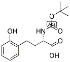 (S)-2-TERT-BUTOXYCARBONYLAMINO-4-(2-HYDROXY-PHENYL)-BUTYRIC ACID Struktur