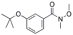 3-TERT-BUTOXY-N-METHOXY-N-METHYLBENZAMIDE Struktur