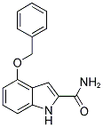 4-BENZYLOXY-1H-INDOLE-2-CARBOXYLIC ACID AMIDE Struktur