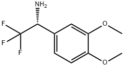 (1R)-1-(3,4-DIMETHOXYPHENYL)-2,2,2-TRIFLUOROETHYLAMINE Struktur