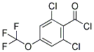 2,6-DICHLORO-4-(TRIFLUOROMETHOXY)BENZOYL CHLORIDE Struktur