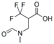 3-(N-FORMYL-N-METHYLAMINO)-2-(TRIFLUOROMETHYL)PROPANOIC ACID Struktur