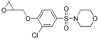 4-(3-CHLORO-4-OXIRANYLMETHOXY-BENZENESULFONYL)-MORPHOLINE Struktur