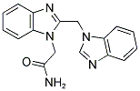 2-(2-BENZOIMIDAZOL-1-YLMETHYL-BENZOIMIDAZOL-1-YL)-ACETAMIDE Struktur