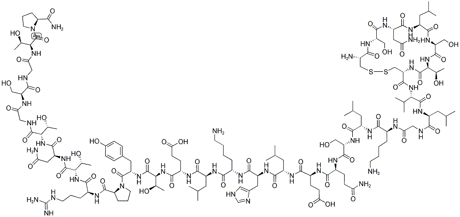 GLU20-SALMON CALCITONIN Struktur