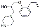 1-(2-ALLYL-PHENOXY)-3-PIPERAZIN-1-YL-PROPAN-2-OL Struktur