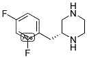 (R)-2-(2,4-DIFLUORO-BENZYL)-PIPERAZINE Struktur