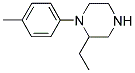 2-ETHYL-1-(4-METHYLPHENYL)PIPERAZINE Struktur