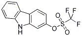 9H-CARBAZOL-2-YL TRIFLUOROMETHANESULFONATE Struktur