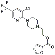 2-{4-[3-CHLORO-5-(TRIFLUOROMETHYL)PYRIDIN-2-YL]PIPERAZIN-1-YL}ETHYL 2-FUROATE Struktur