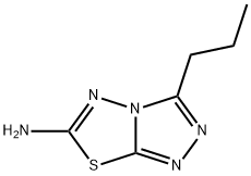 3-PROPYL[1,2,4]TRIAZOLO[3,4-B][1,3,4]THIADIAZOL-6-AMINE Struktur