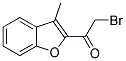 2-BROMO-1-(3-METHYL-1-BENZOFURAN-2-YL)ETHANONE Struktur