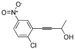 4-(2-CHLORO-5-NITROPHENYL)-3-BUTYN-2-OL Struktur