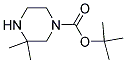 1-BOC-3,3-DIMETHYL-PIPERAZINE Struktur