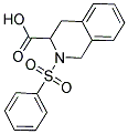 2-(PHENYLSULFONYL)-1,2,3,4-TETRAHYDROISOQUINOLINE-3-CARBOXYLIC ACID Struktur