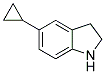 5-CYCLOPROPYLINDOLINE Struktur