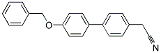 [4'-(BENZYLOXY)[1,1'-BIPHENYL]-4-YL]ACETONITRILE Struktur