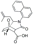 3-(2-METHYLPROP-2-EN-1-YL)-2-(1-NAPHTHYL)-1-OXO-1,2,3,6,7,7A-HEXAHYDRO-3A,6-EPOXYISOINDOLE-7-CARBOXYLIC ACID Struktur